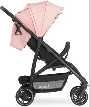 Carrito de bebé Hauck rosa plegable