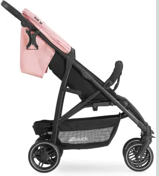 Carrito de bebé Hauck rosa plegable