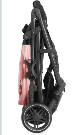 Carrito de bebé Hauck rosa plegable
