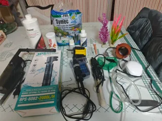 Acuario 60L con mueble y asesorios