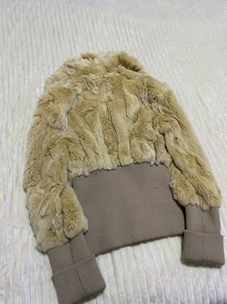 Chaquetón pelo M.J. Cuchet beige