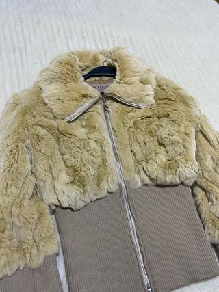 Chaquetón pelo M.J. Cuchet beige