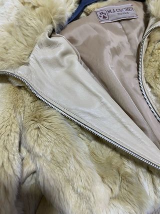 Chaquetón pelo M.J. Cuchet beige
