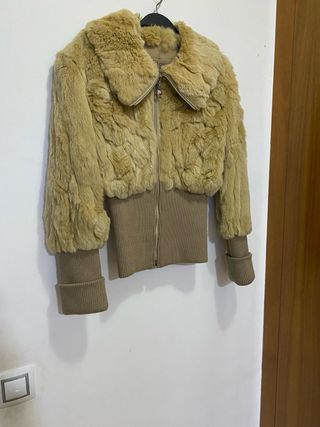 Chaquetón pelo M.J. Cuchet beige