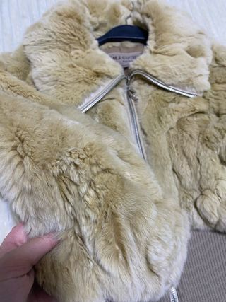 Chaquetón pelo M.J. Cuchet beige