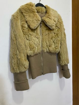 Chaquetón pelo M.J. Cuchet beige