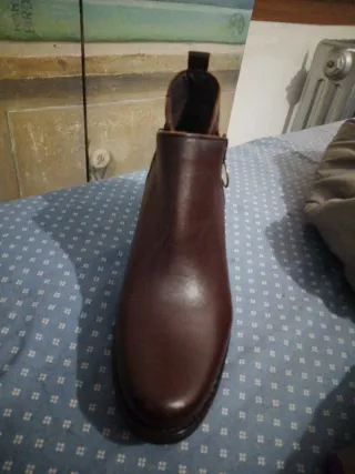 Botines piel marrón sin estrenar T40