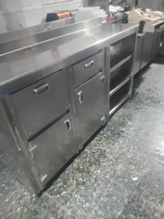 Mesa de acero inoxidable