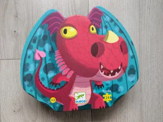 Puzzle Djeco Edmon el dragón 24 piezas