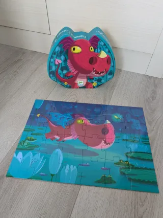 Puzzle Djeco Edmon el dragón 24 piezas