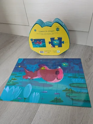 Puzzle Djeco Edmon el dragón 24 piezas