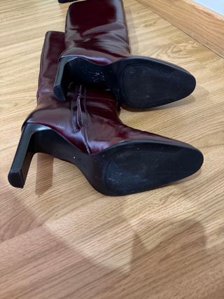 Botas altas salto alto