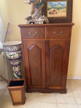 Mueble auxiliar cerezo con cajón