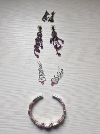 Pack Bisutería Pendientes y Pulsera