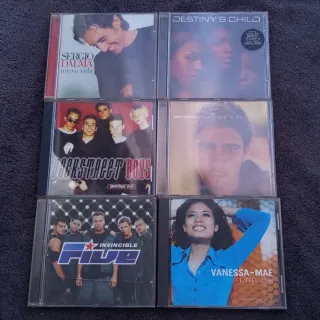 Lote 6 CDs Pop/Rock Internacional y Latino
