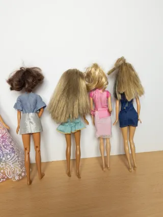 Lote 5 Muñecas Barbie