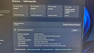 HP All-in-One 22 b009ns – i3 (6a) – HDD - 8Gb- W11