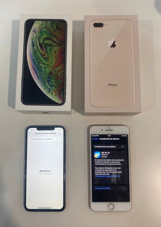 iPhone XS Max + iPhone 8 Plus