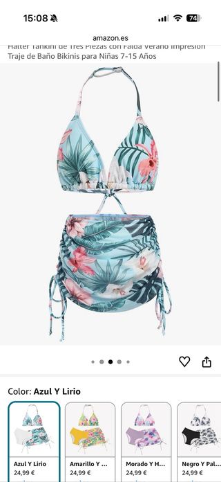 Bikini 3 piezas bañador