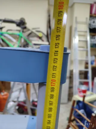 Estantería PVC Desmontable Gris y Azul