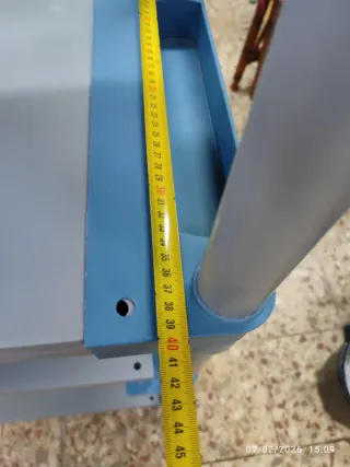 Estantería PVC Desmontable Gris y Azul