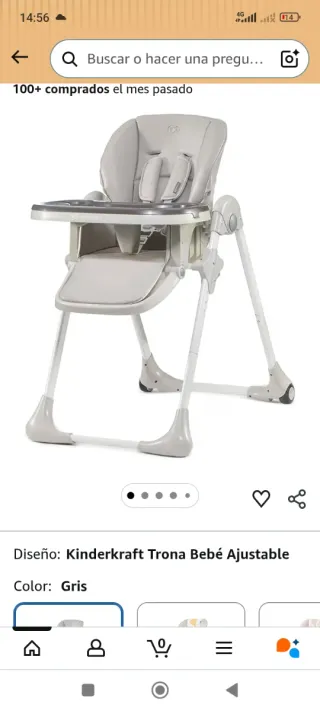 Trona bebé regulable