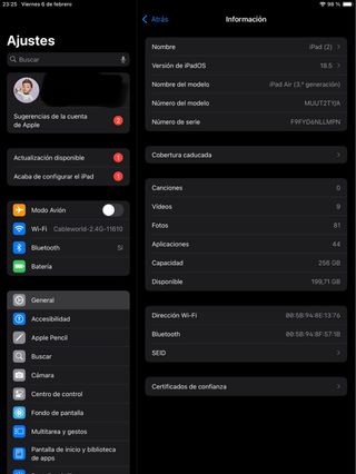 iPad Air 3ª Gen + Apple Pencil 1ª Gen