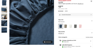 Cama individual de madera y tela