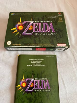 Zelda Majora's Mask N64 + Orig. Soundtrack Promo