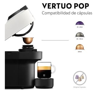 Cafetera Nespresso Vertuo Pop Blanca