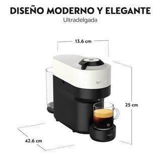 Cafetera Nespresso Vertuo Pop Blanca