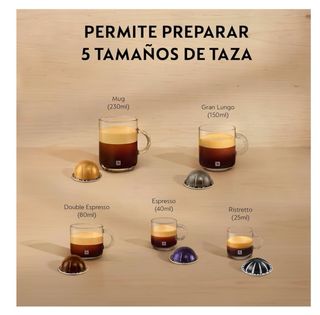 Cafetera Nespresso Vertuo Pop Blanca
