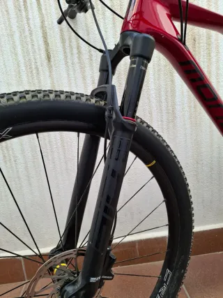 Bicicleta Carbono Mondraker Chrono Talla L Roja