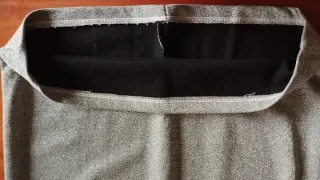 Vestido plateado brillante Cut-out