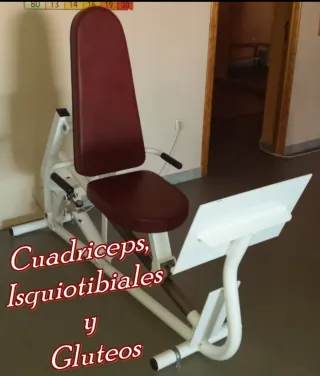 Máquina de gimnasio Cuádriceps, Isquios, Glúteos