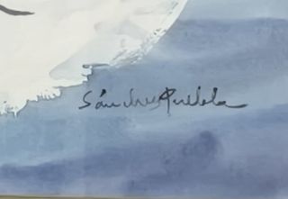 Retrato acuarela mujer