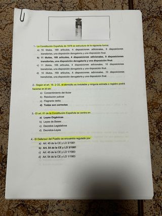 TEMARIO DE POLICIA LOCAL CASTILLA LA MANCHA