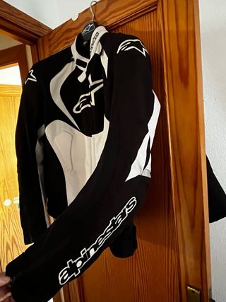 Chaqueta moto Alpinestars Negra/Blanca