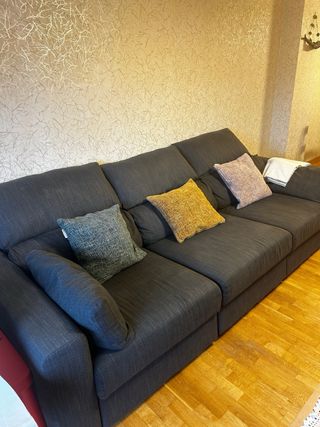 Sofá Ikea 3 plazas Eskilstuna gris