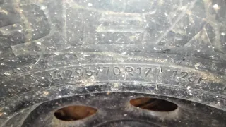 Llantas Jeep 17 pulgadas desplazadas.