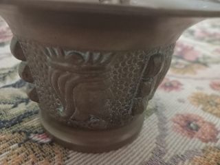 Mortero antiguo de bronce