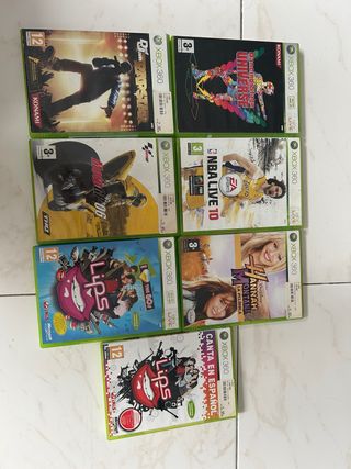 Lote 7 juegos Xbox 360 originales – con manuales