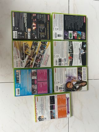 Lote 7 juegos Xbox 360 originales – con manuales