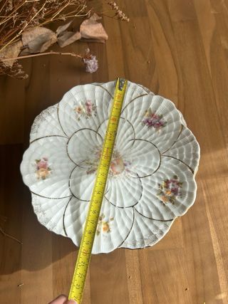 Platos de postre de porcelana