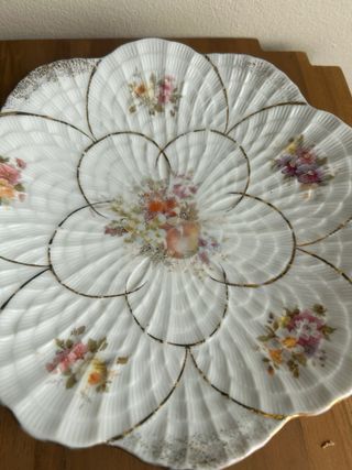 Platos de postre de porcelana