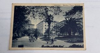 Cartolina Ancona - Giardino Piazza Stamura