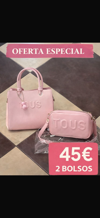 Lote 2 Bolsos Rosa