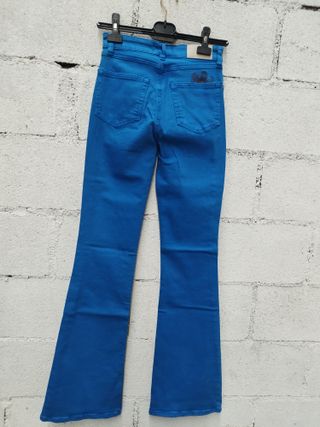 Pantalón Desigual Azul Acampanado