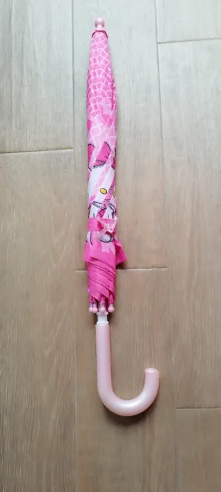 Paraguas Hello Kitty Rosa Infantil