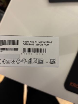 Xiaomi Redmi Note 14 Negro Precintado
